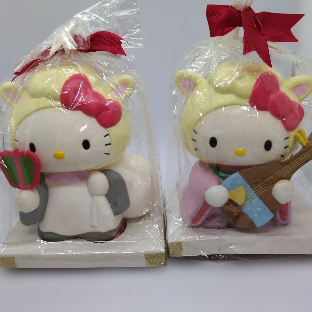 64/ ハローキティ 七福ひつじきてぃ貯金箱 7体セット