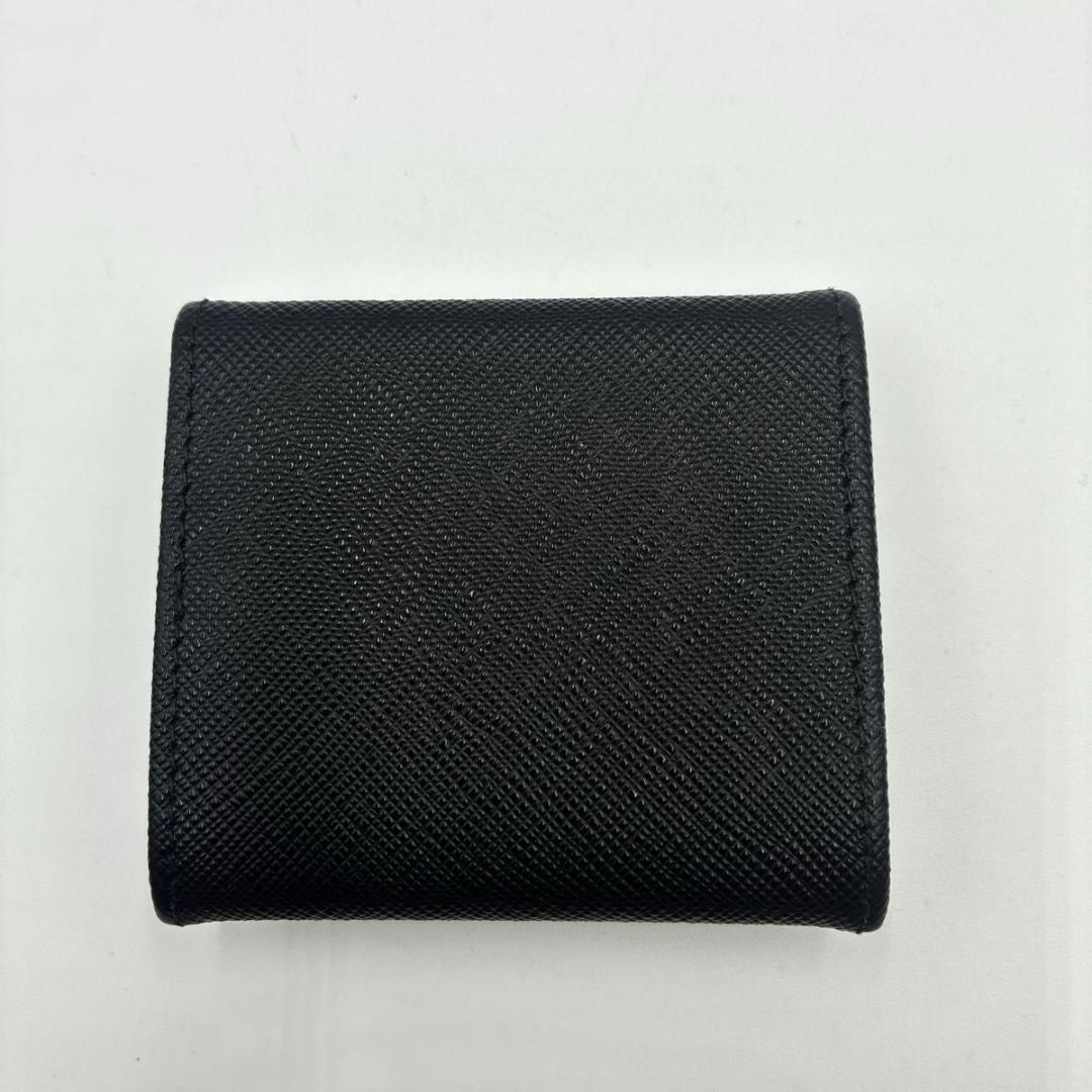 未使用級 PRADA ケース 小銭入れ ブラック サフィアーノ RFID