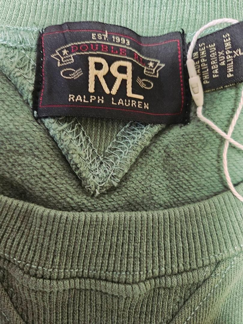 hirosu6966　DOUBLE RL オリーブグリーン スウェットXL