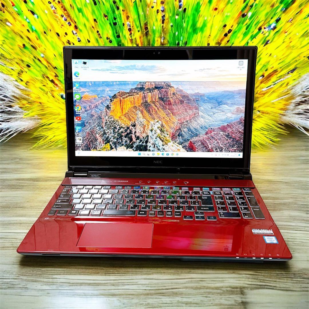 美品‼すぐ使えるパソコン✨高性能i7＆メモリ8GB 超大容量✨カメラ タッチ液晶