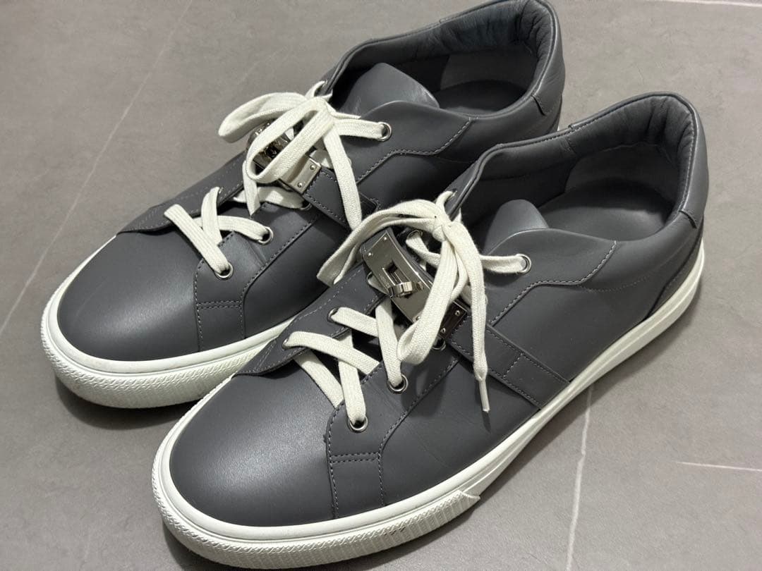 定価22万円 エルメス デイ スニーカー ケリー 44 28cm前後