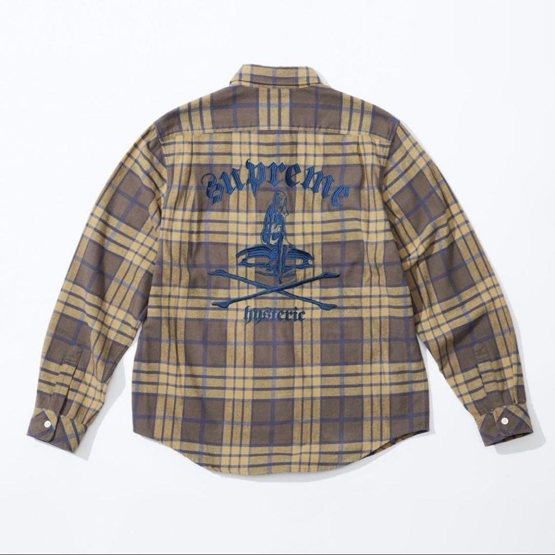 ヒステリックグラマー シュプリーム Supreme チェック　ネルシャツ　M