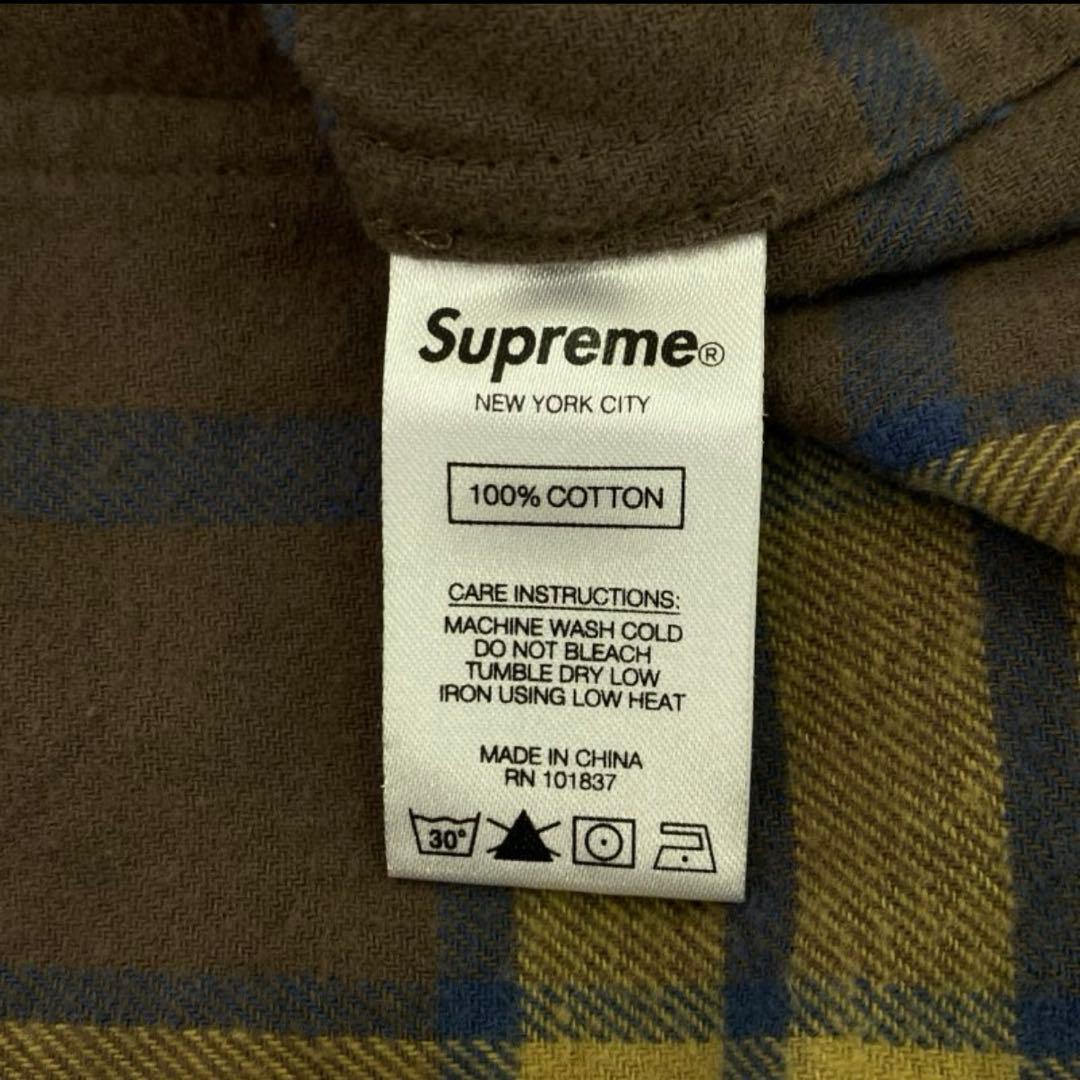 ヒステリックグラマー シュプリーム Supreme チェック　ネルシャツ　M