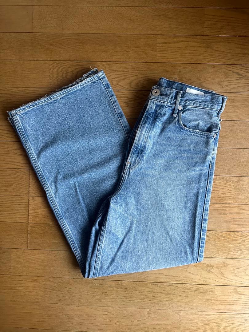 upper highs ワイドストレートデニム