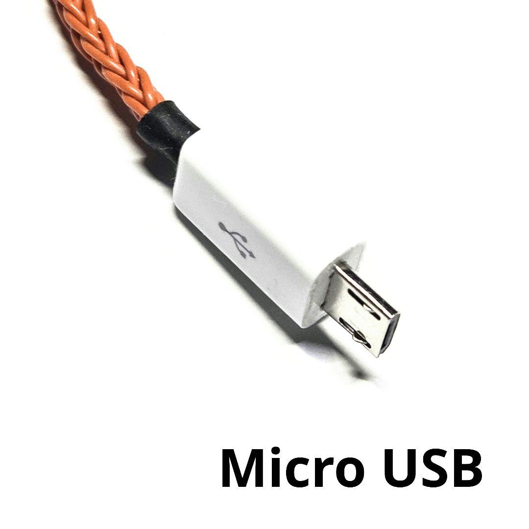 自作品 オーディオ用 USB Type-C→micro USB OTGケーブル