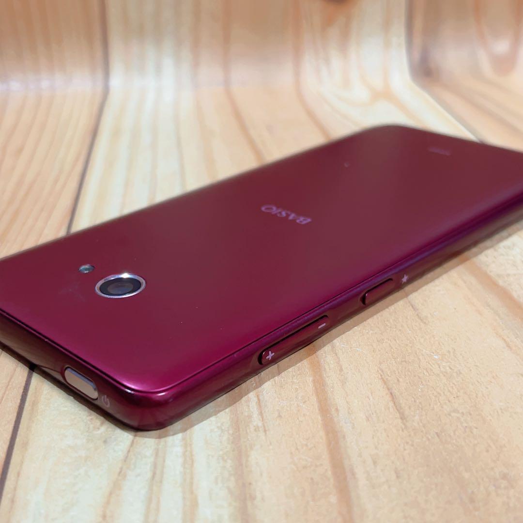 SIMフリー 本体 BASIO 4 KYV47 32 GB 179G4 レッド