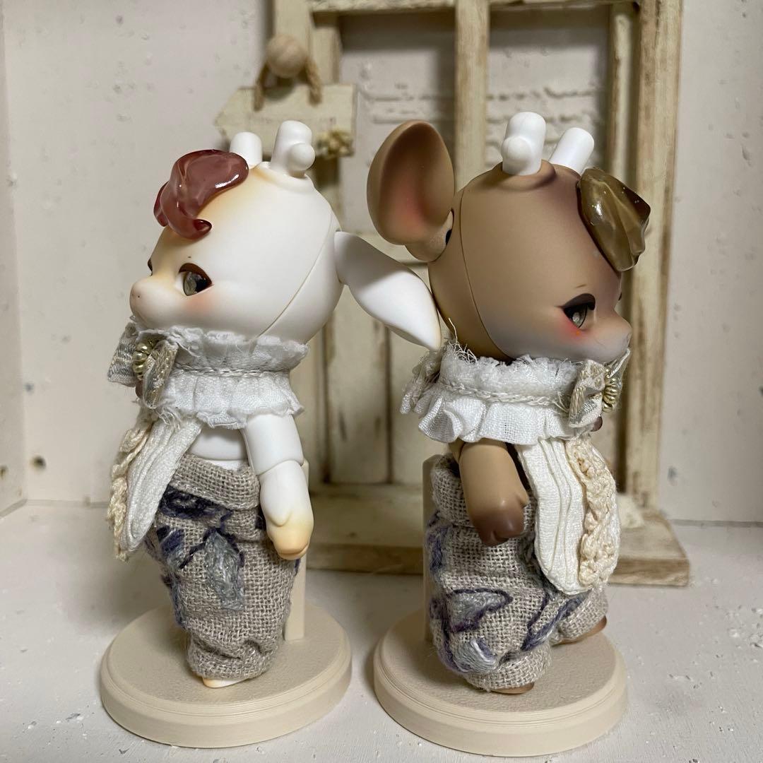 ま*︎様 双子小鹿のおめかし服