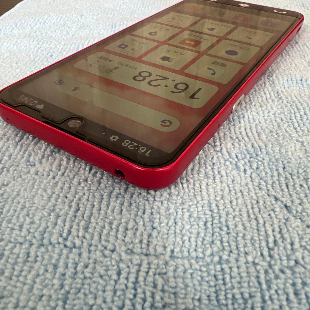 BASIO active SHG09 スマートフォン 本体 レッド