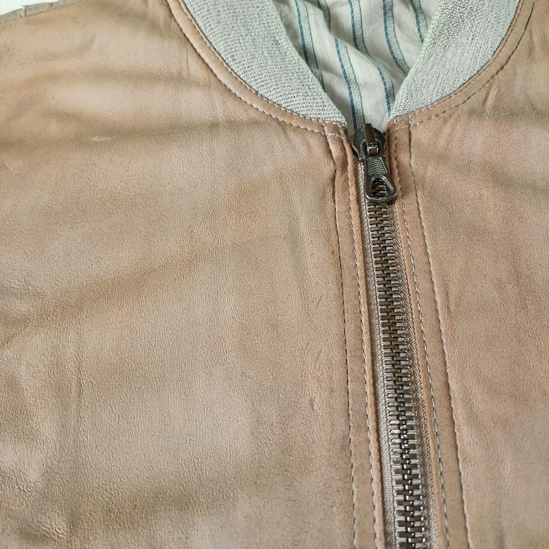 GIORGIO ARMANI 黒タグ 90S 短丈 レザージャケット アーカイブ