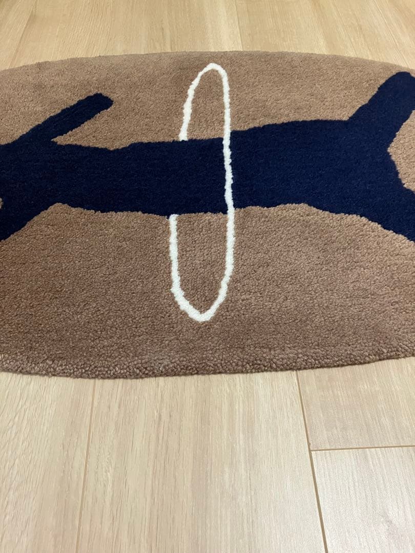 ミナペルホネン　ラグ　run run run