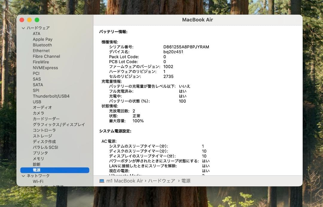 新品同様 MacBook Air 2020 CPU M1 16G SSD256G