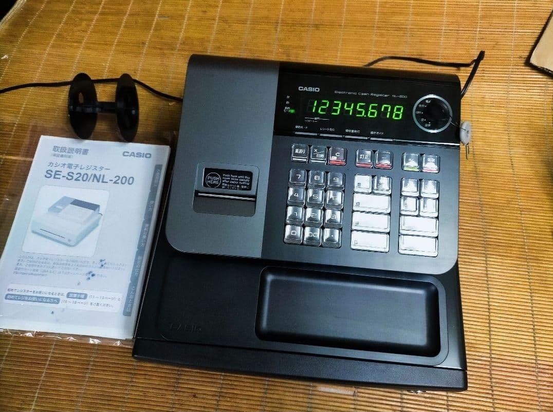 カシオレジスター　SE-S20/NL200　人気機種　送料無料　101101