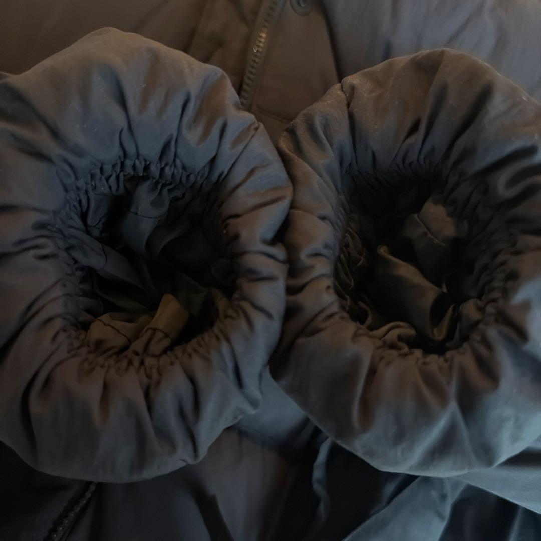 やや白っぽい汚れあり　シヌーン　sinoon ダウン　ジャケット　黒　韓国