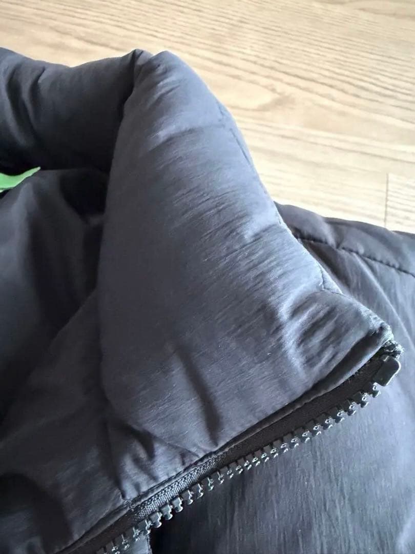 やや白っぽい汚れあり　シヌーン　sinoon ダウン　ジャケット　黒　韓国