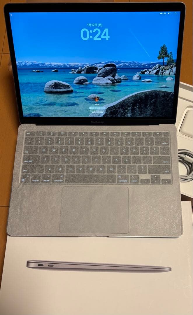 MacBook Air M1 動作良好 バッテリー100％ 人気のUSキーボード