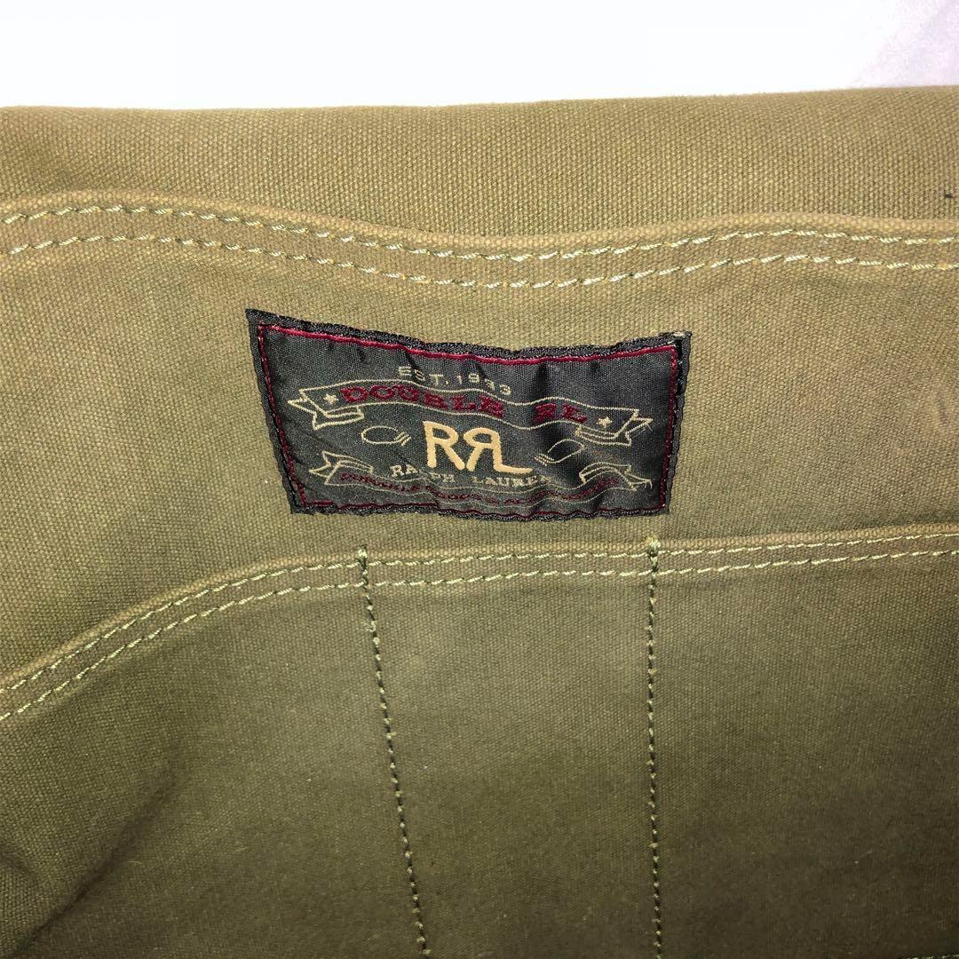 DOUBLE RL RRL メッセンジャーバッグ ダメージ加工 レザー