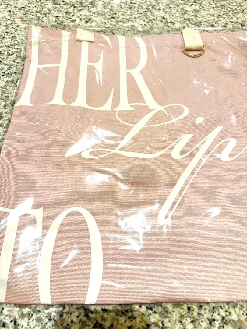 【完売・店頭在庫無】♩HLT Flat Logo Tote rose