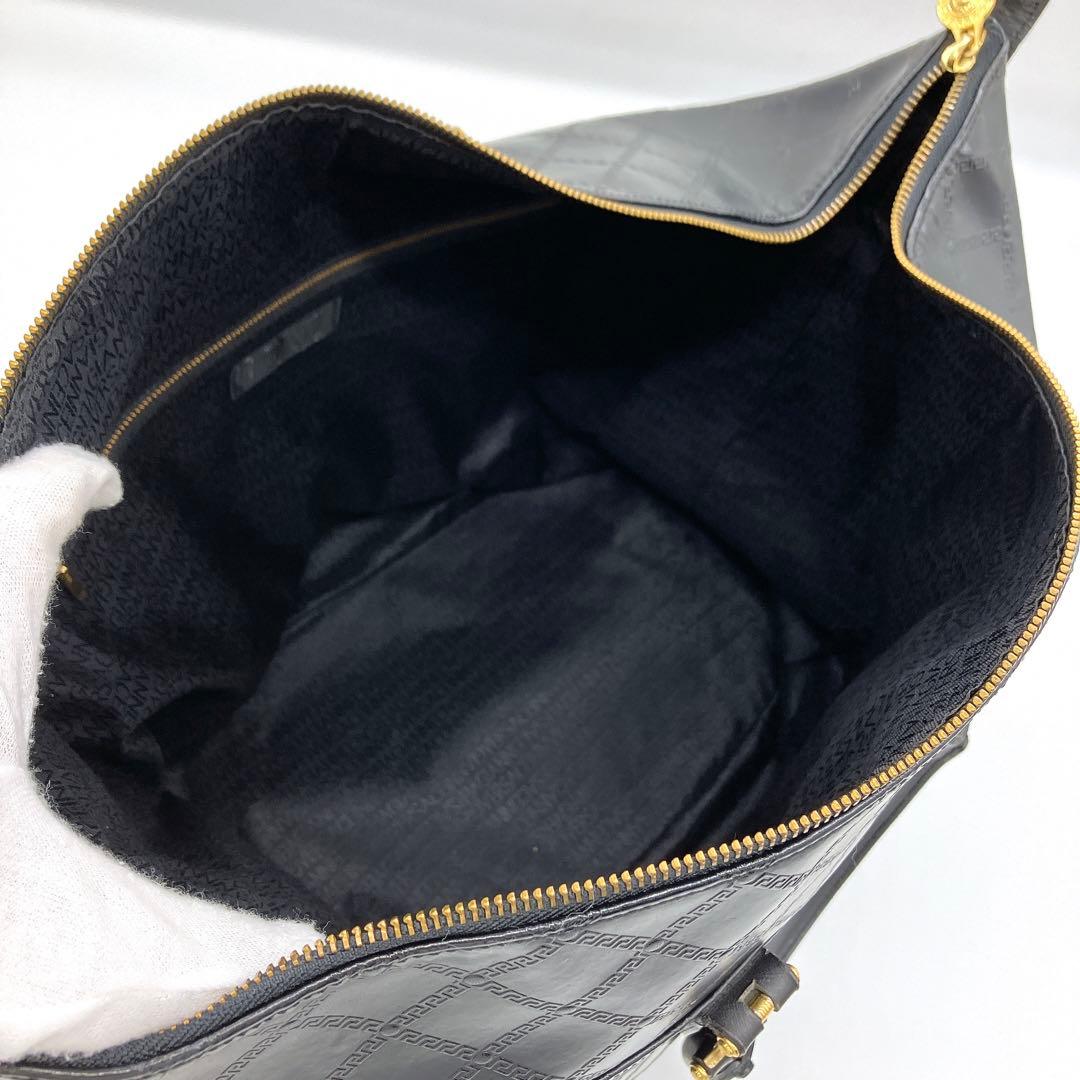 【GIANNI VERSACE】2wayバッグ　ボストンバッグ　サンバースト