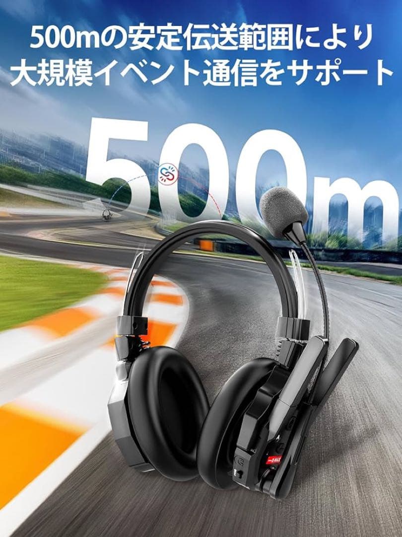 SYNCO XTALK XMAX2 ワイヤレスインカ厶 ヘッドセット 2人用