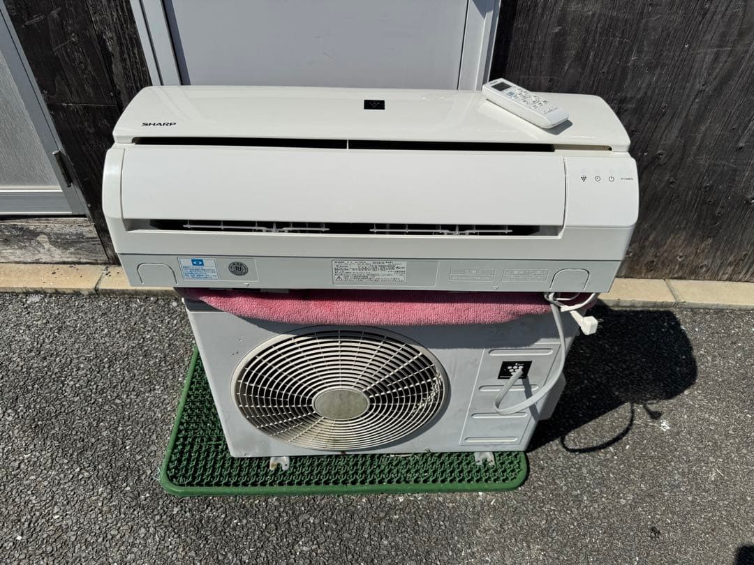 室外機も送料込 シャープ エアコン 10畳用 クーラー 2.8kw
