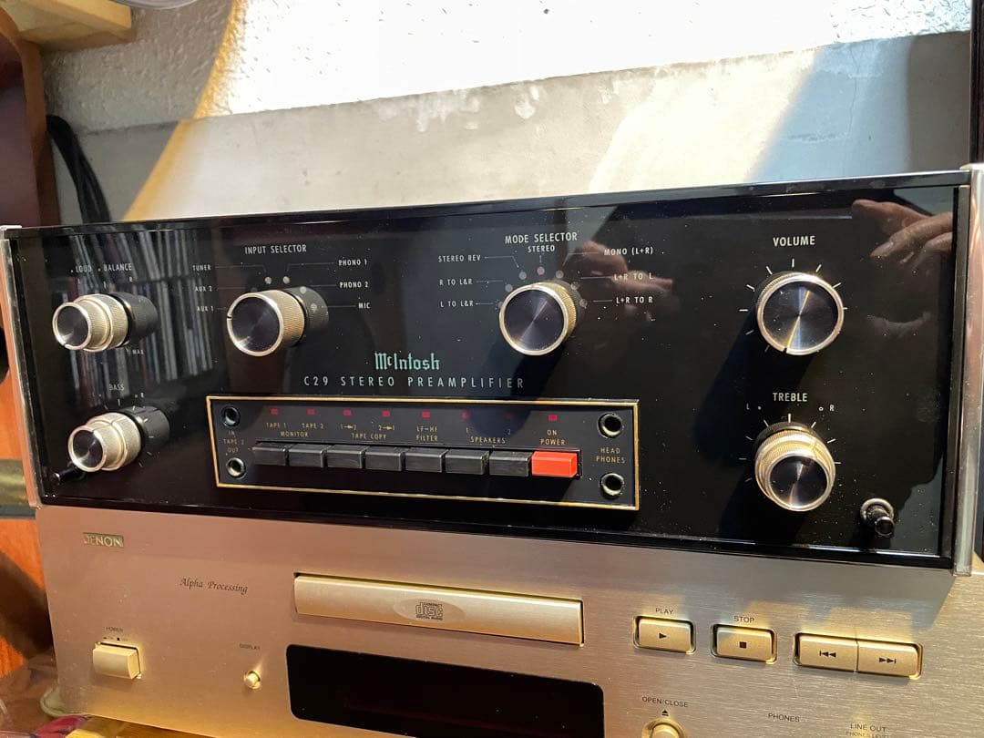 極美品　完動品　McIntosh C29 ステレオプリアンプ 本体