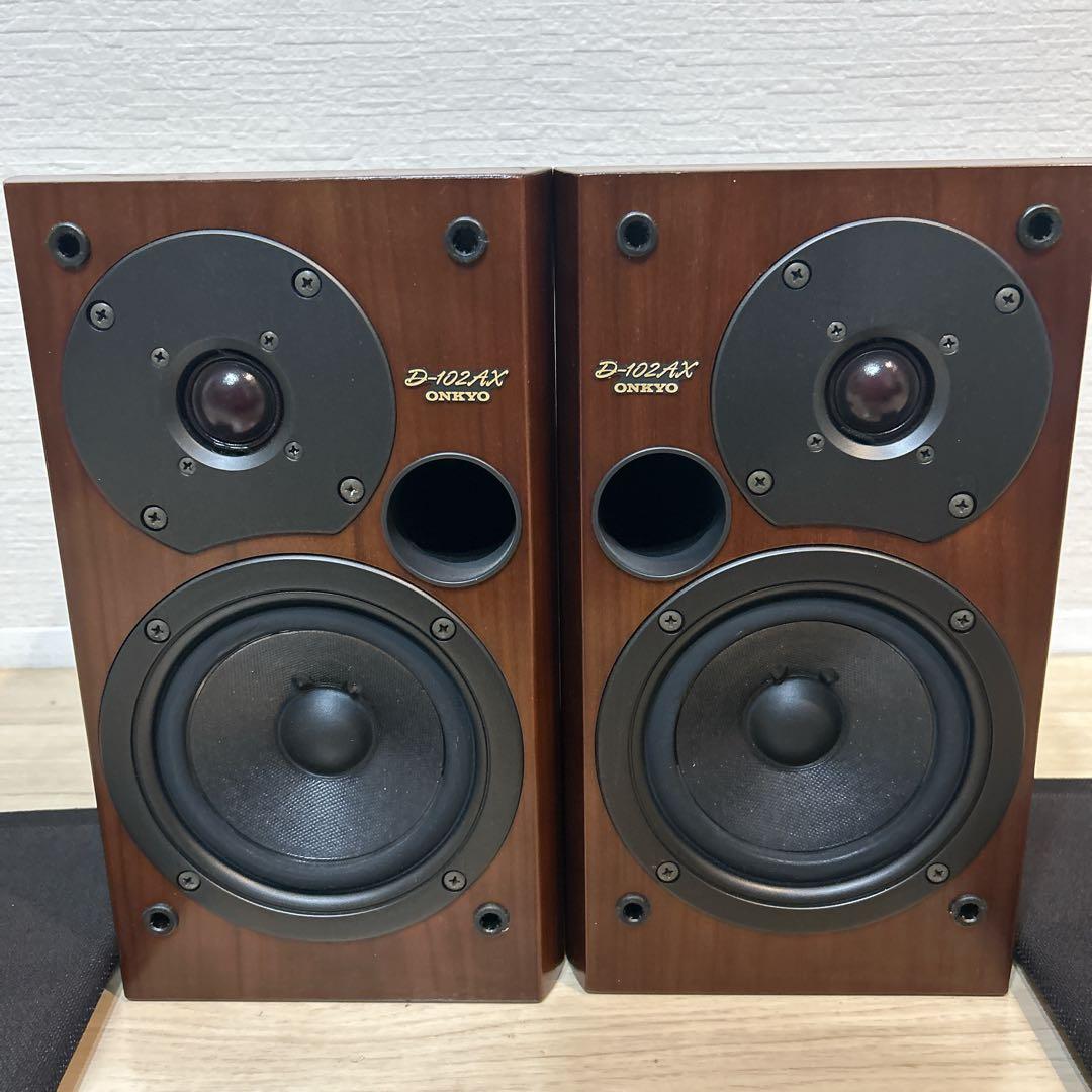 【美品】 ONKYO スピーカー　D-102AX （2台1組）