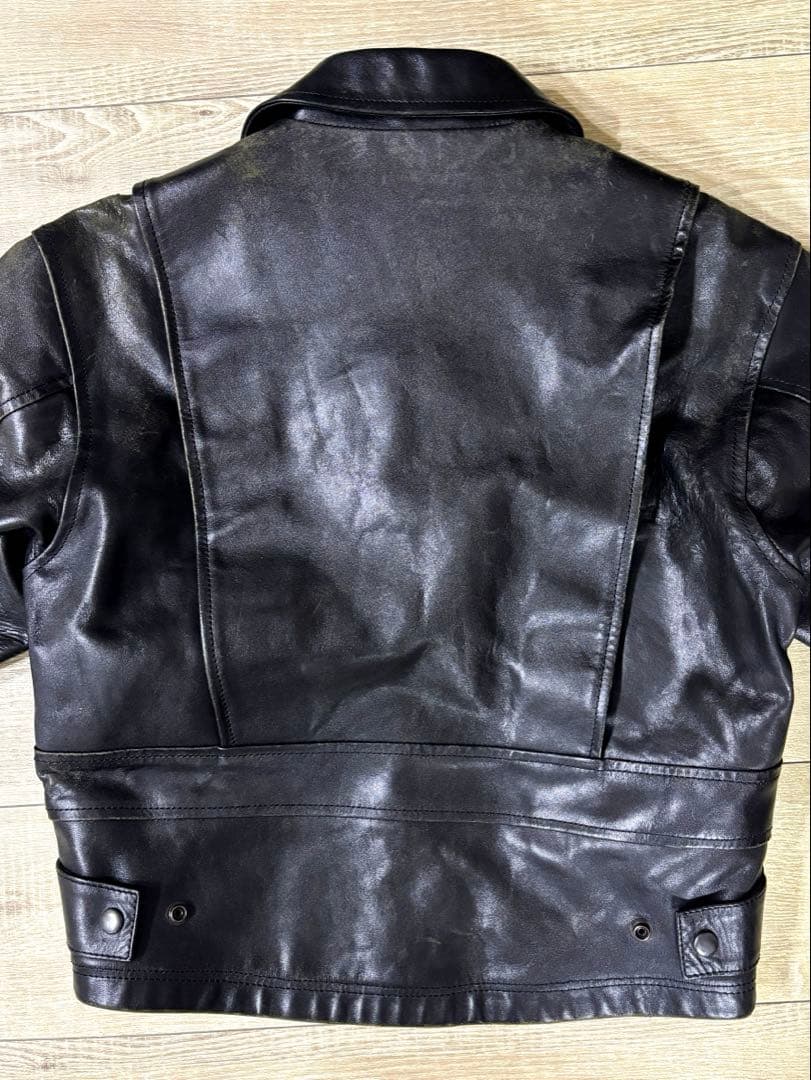 ハロルズギア　レザージャケット　ジップ交換済み
