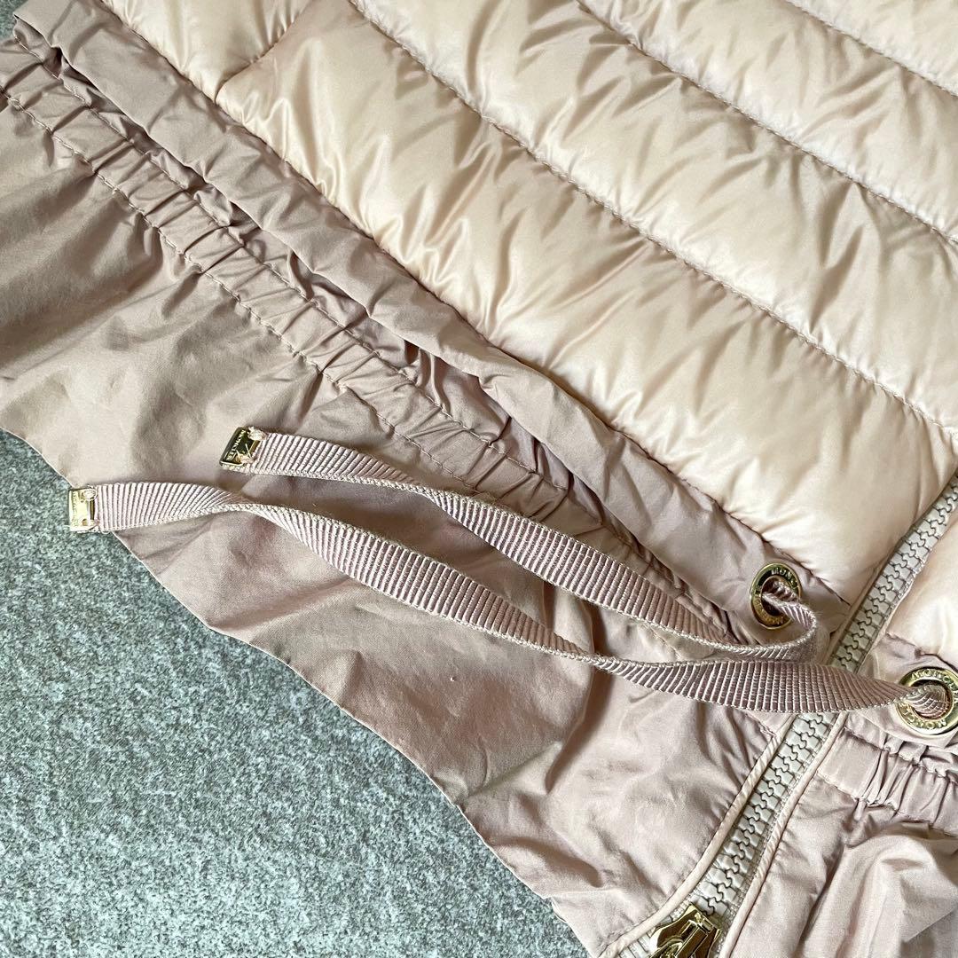 モンクレール　AMARANTE GILET ダウンベスト　ピンクベージュ系　1