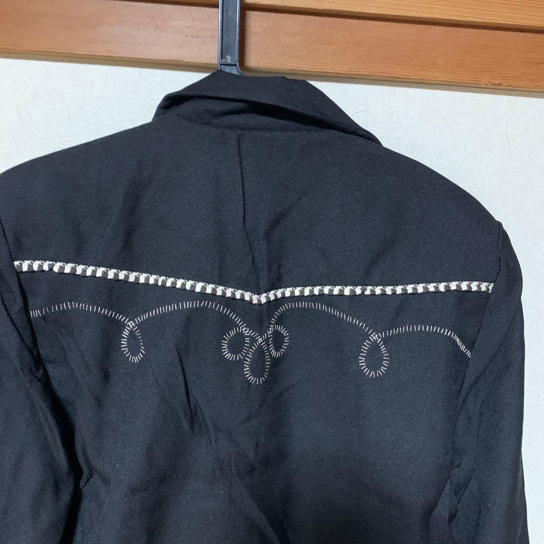 早い者ガチ！最終価格！人気 復刻ウェスタンジャケット(Ｌサイズ)BK(未使用品)