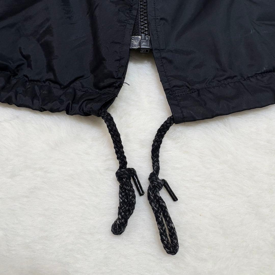 A.VERSACE ナイロンジャケット コーチジャケット メデューサ刺繍 黒XL