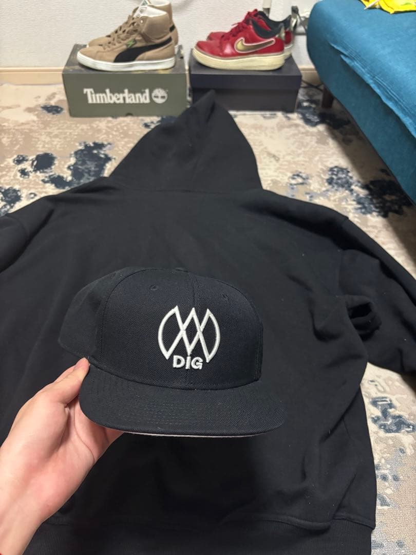 DIGMO ファットフーディ　4XL キャップセット