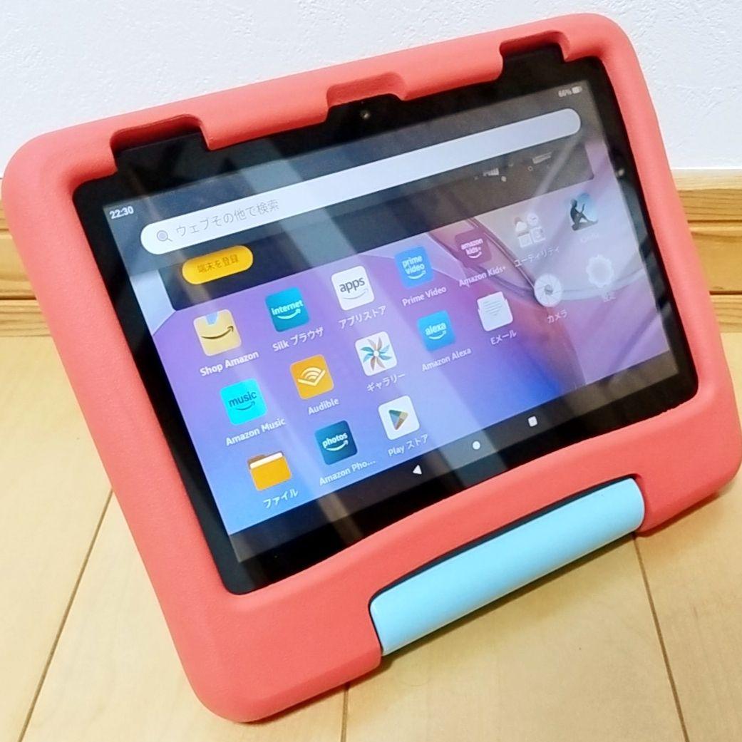 美品 Fire HD 8 キッズモデル レッド 最新第12世代 32GB