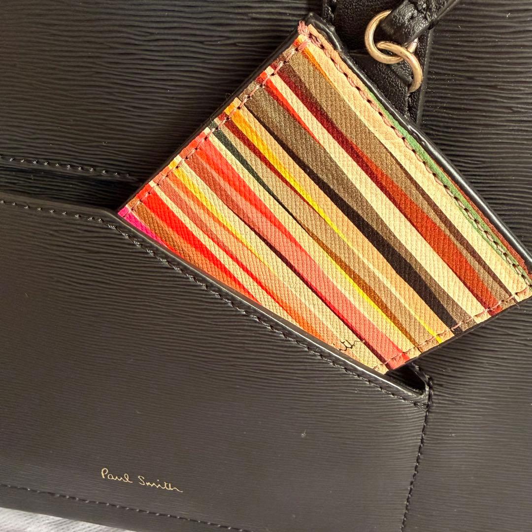 Paul Smith ポールスミス 本革ハンドバッグ ショルダーバッグ 2way