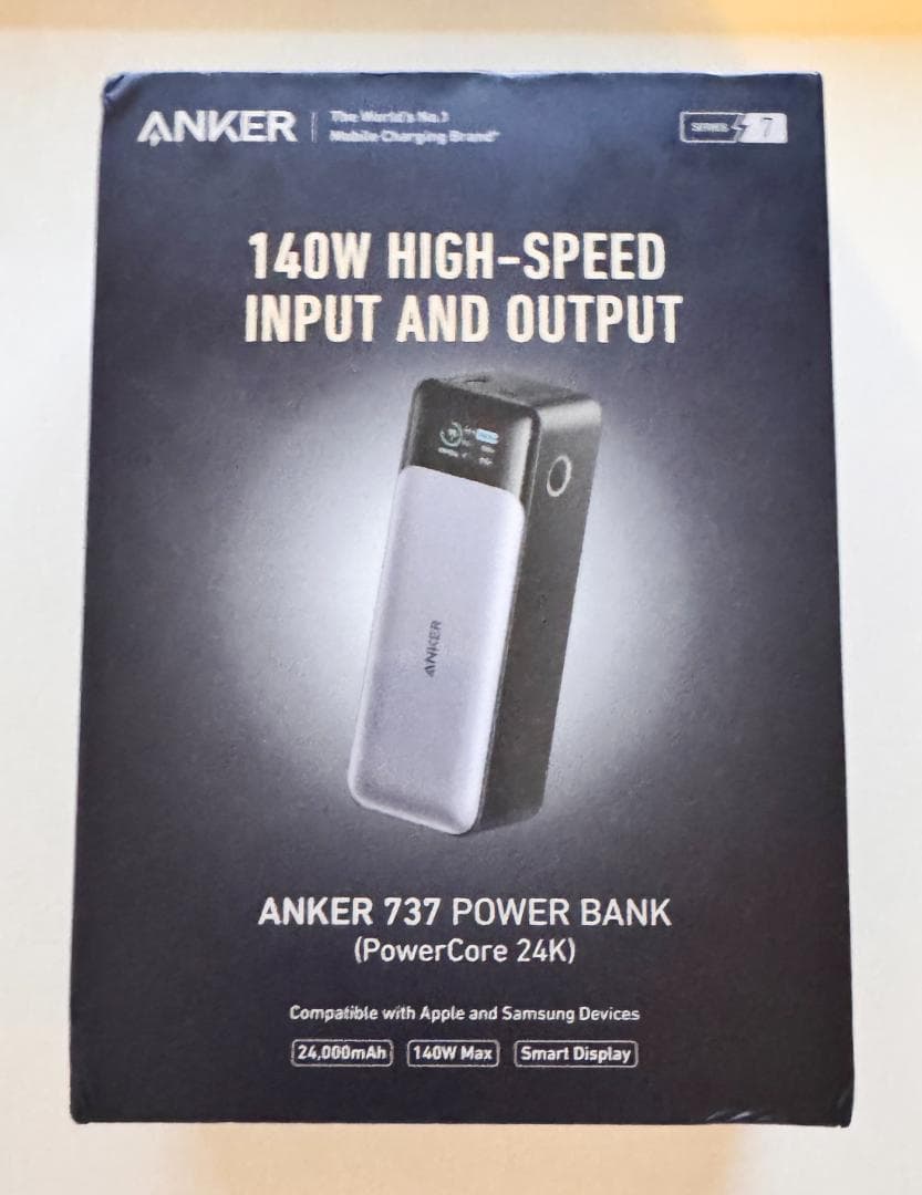 新品ANKER モバイルバッテリー 737 Power Bank 24000mA