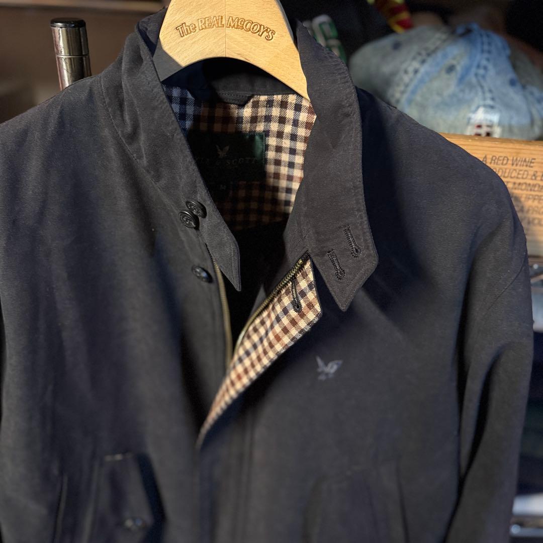 LYLE&SCOTT スウィングトップ ハリントンジャケット 黒 短丈
