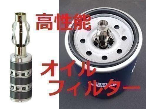 加*雄様 耐性と出力アップに オイルフィルター PECS 3P-N　バイク・自動
