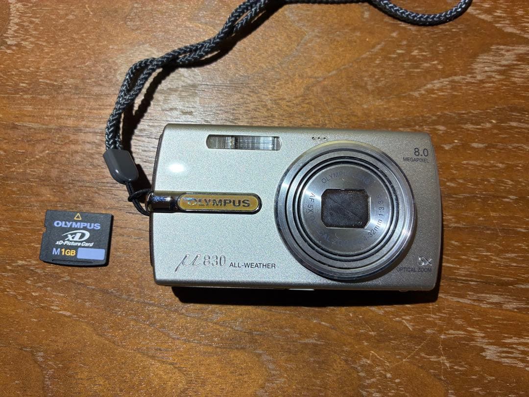 塩*布様 【動作確認済】OLYMPUS オリンパス μ830 レトロコンデジ