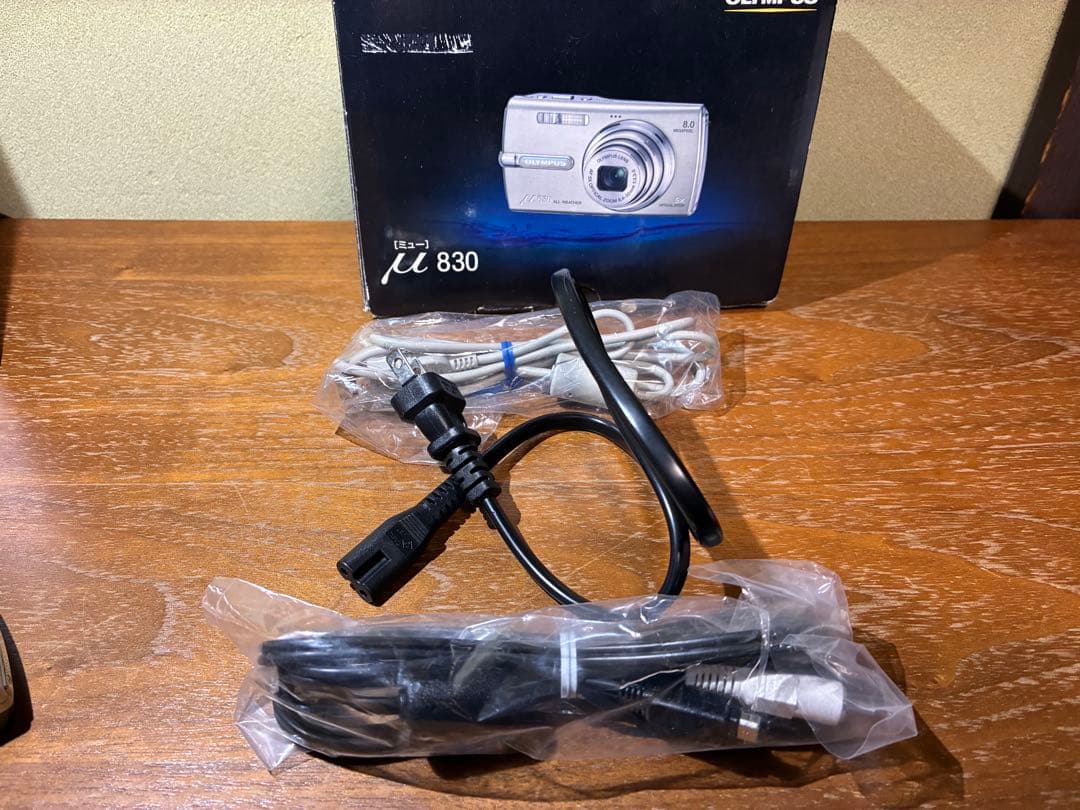 塩*布様 【動作確認済】OLYMPUS オリンパス μ830 レトロコンデジ