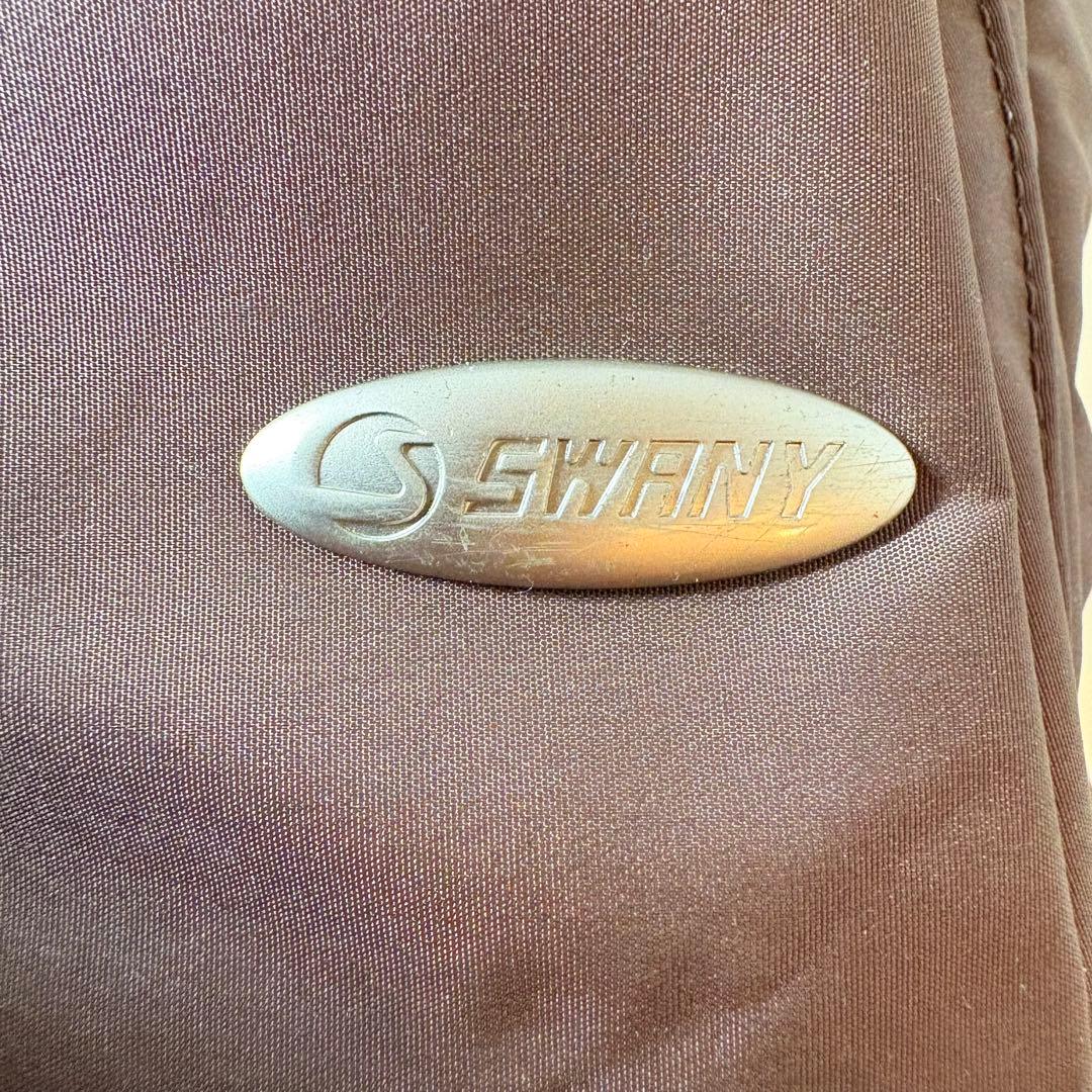 SWANY スワニー 4輪 ブレーキ付キャリーバッグ ブラウン