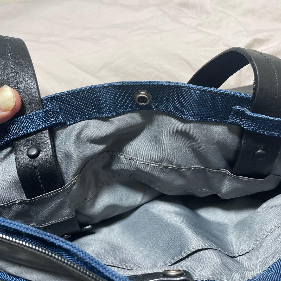 【美品】TUMI ネイビー カモフラージュ トートバッグ