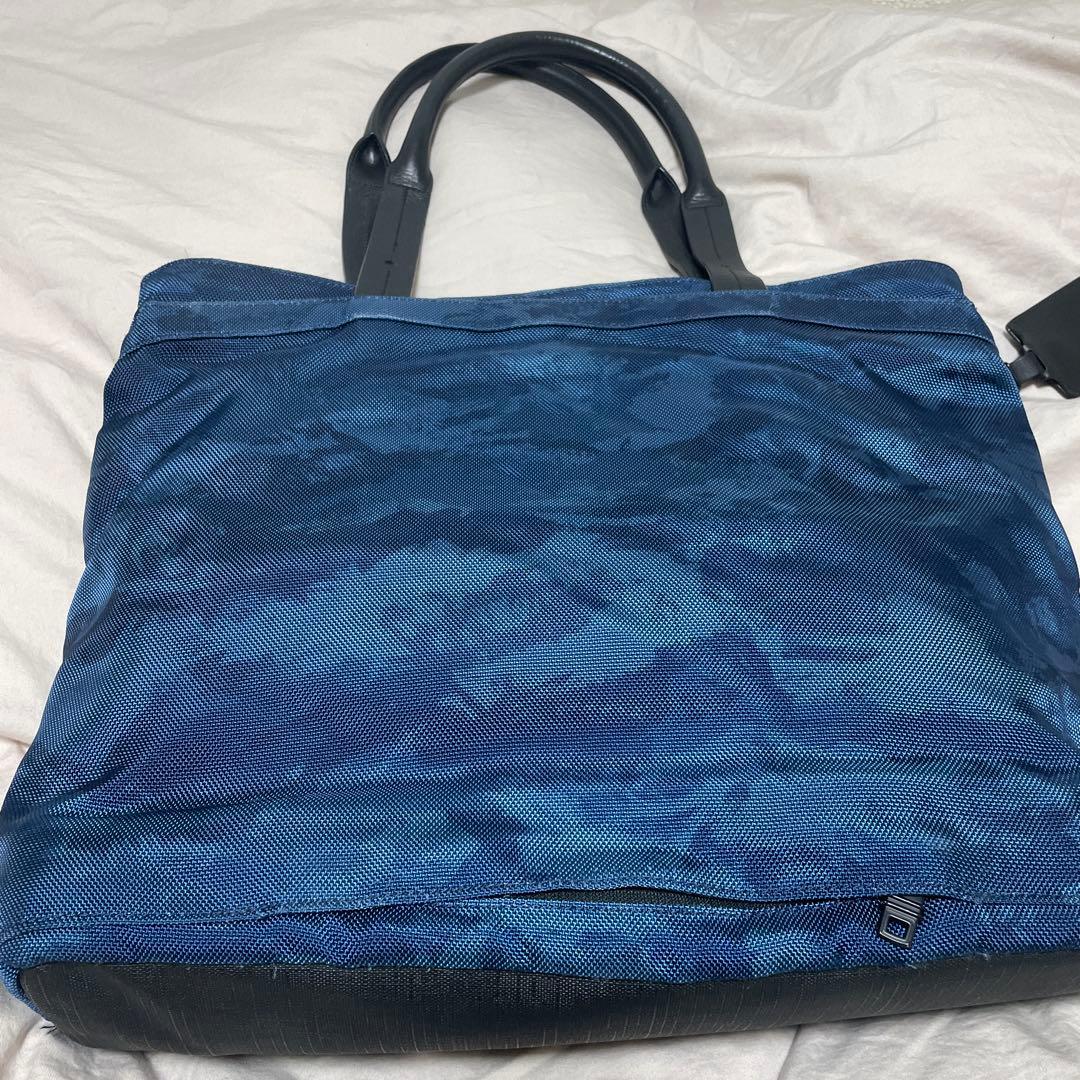 【美品】TUMI ネイビー カモフラージュ トートバッグ