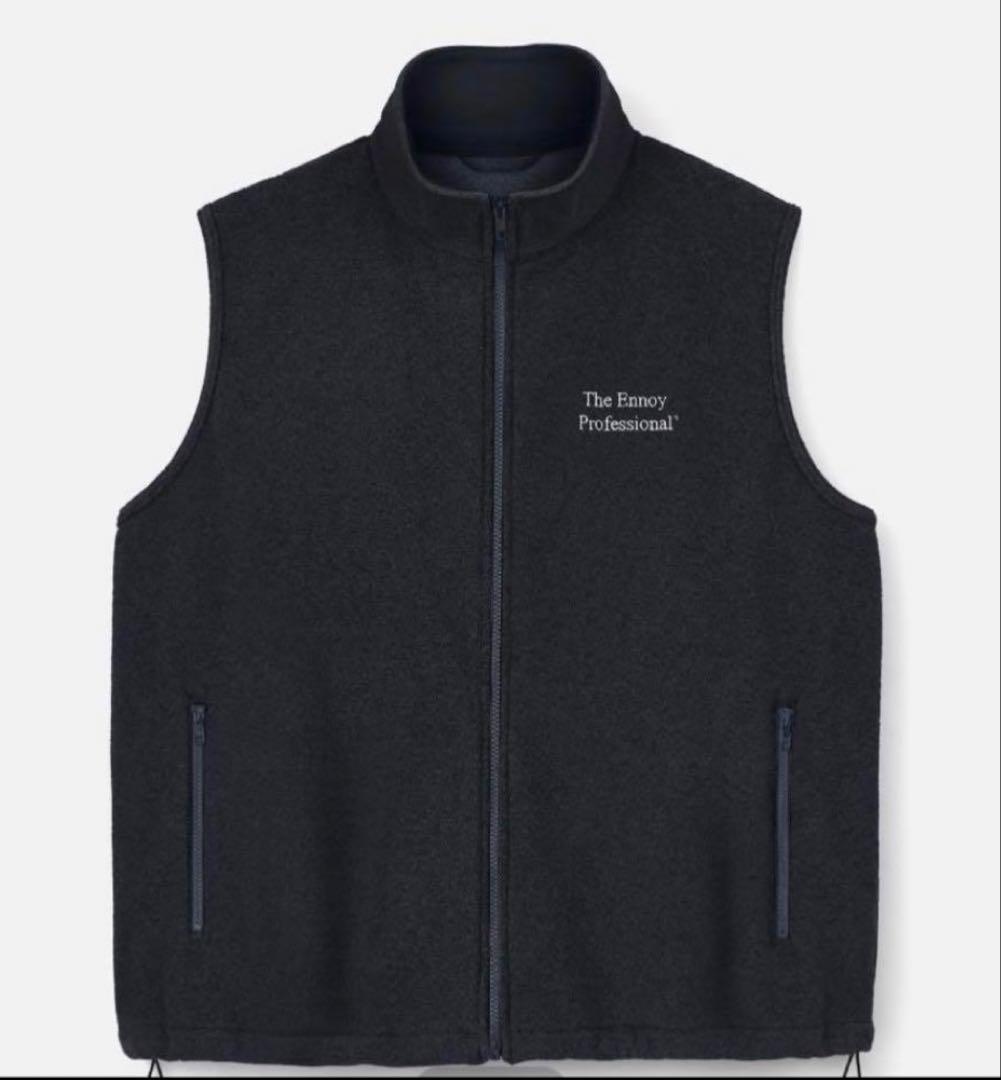 The Ennoy Professional フリースベスト Lサイズ ブラック