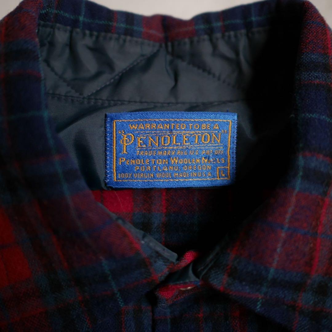 80's アメリカ製 ペンドルトン ロッジシャツ 好配色