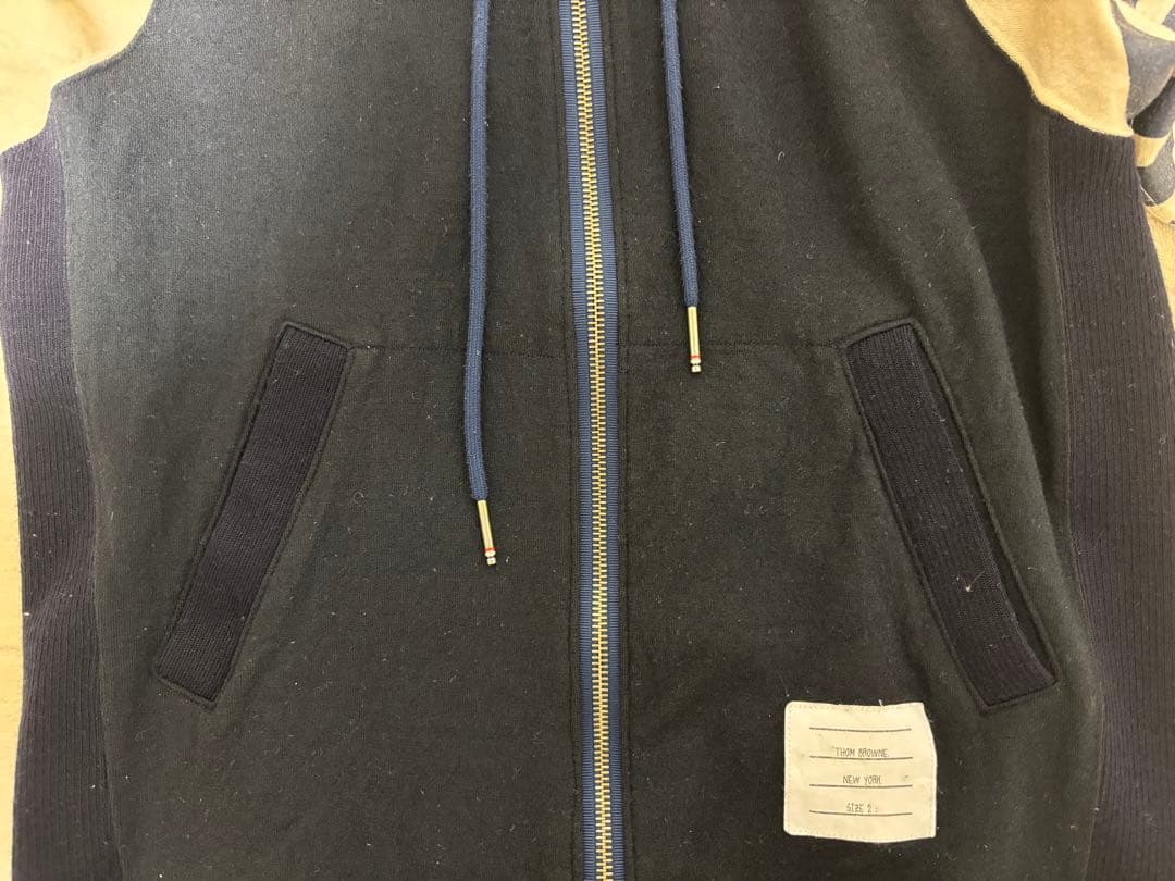 THOM BROWNE. NEW YORK ジャケット　ジップパーカー　サイズ