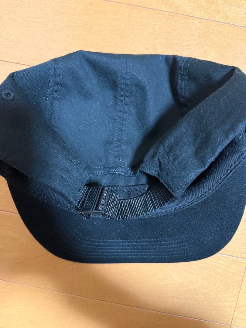 Supreme ブラックキャップ　キャンプキャップ