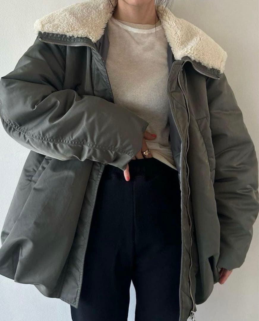 CLANE クラネ BALLOON HOODED N3B