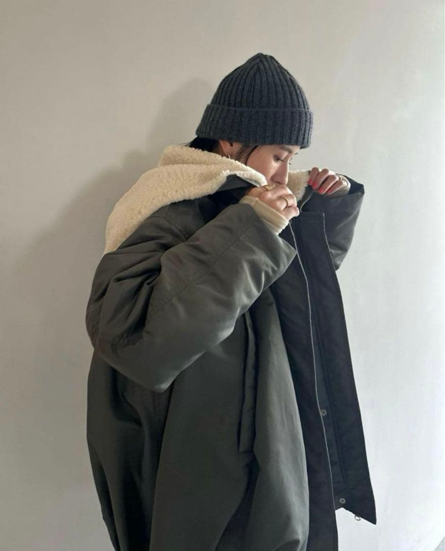 CLANE クラネ BALLOON HOODED N3B