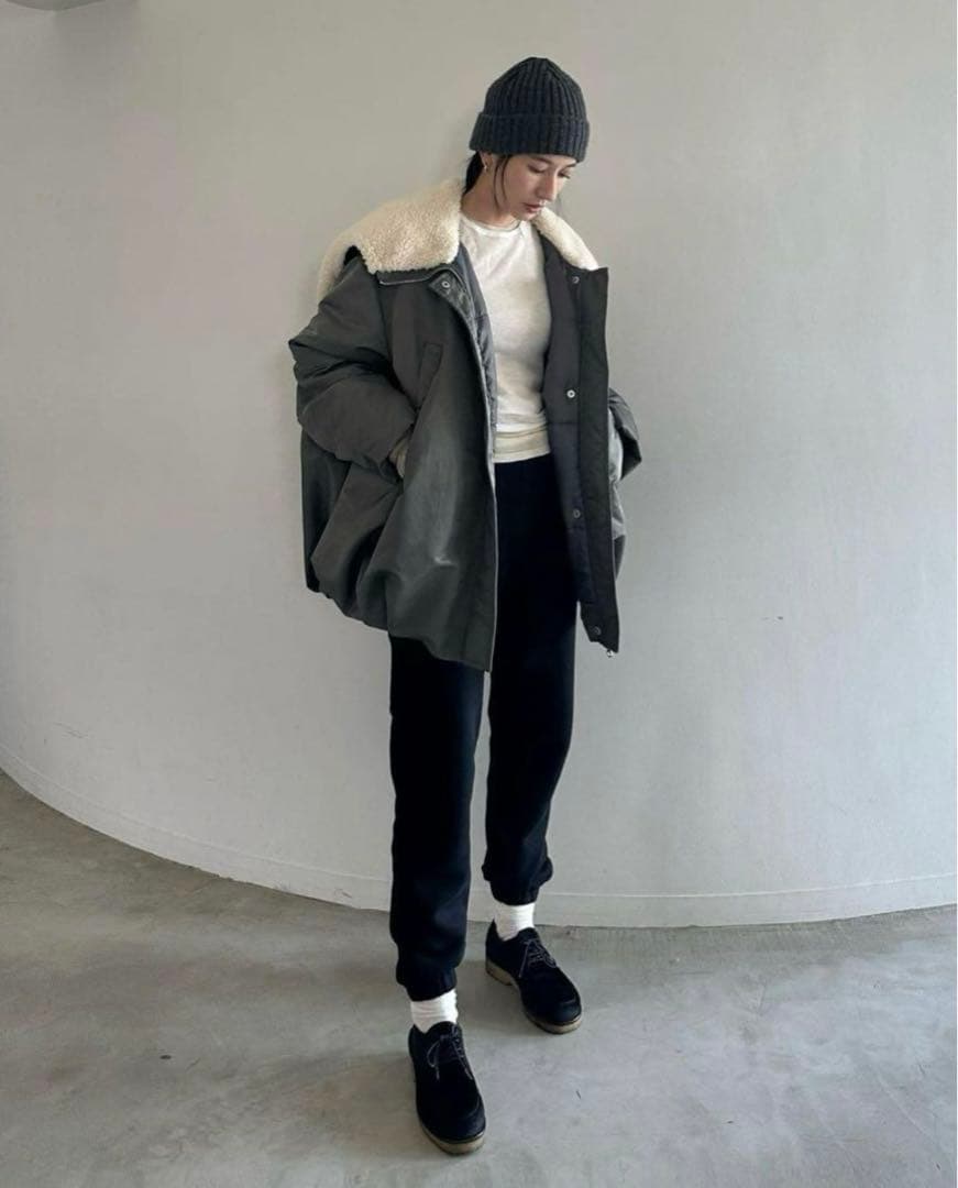 CLANE クラネ BALLOON HOODED N3B