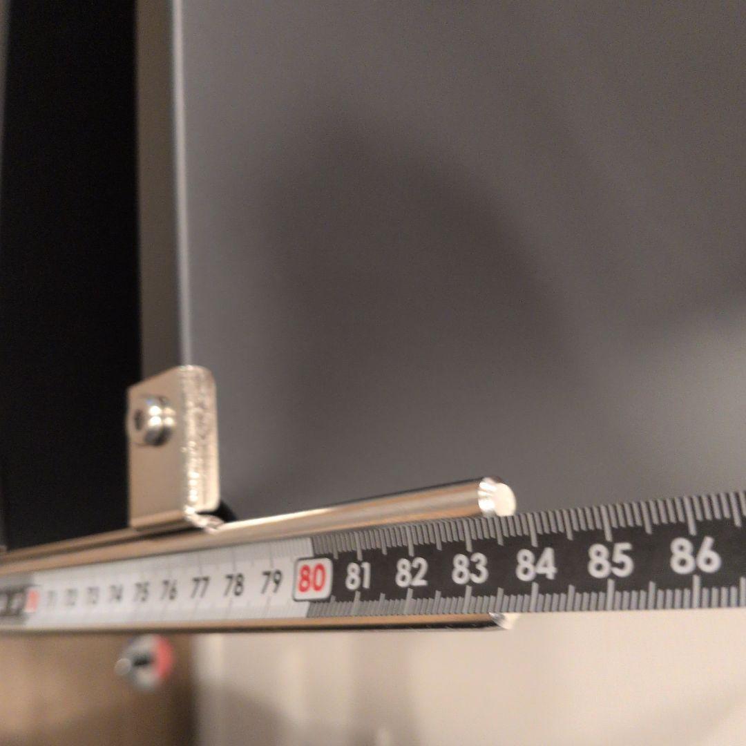 無印良品 ステンレスユニットシェルフ ダークグレー 帆立 棚 机