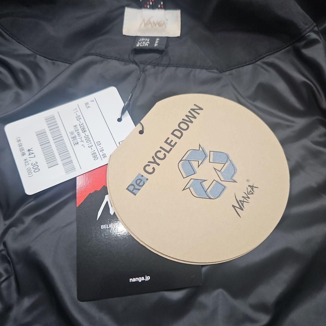 新品　NANGA　レディース　ロングダウンジャケット　フリーサイズ　ブラック